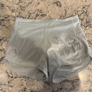 Women's Pastel Blue speed ups high rise 2.5inch